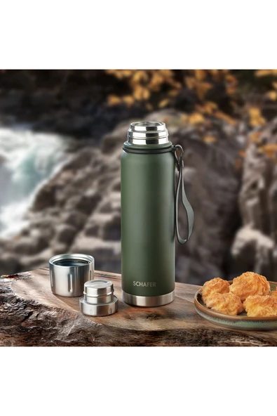 Schafer Steely Termos 520 Ml-yeşil ürün görseli 1