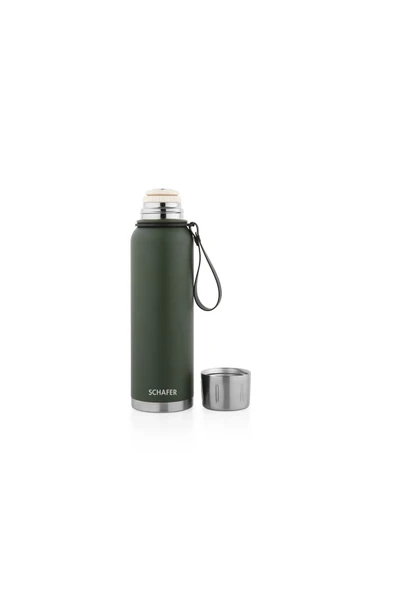 Schafer Steely Termos 1 L- Yeşil - Resim 4