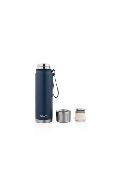 Schafer Steely Termos 750 Ml-lacivert - Resim 5