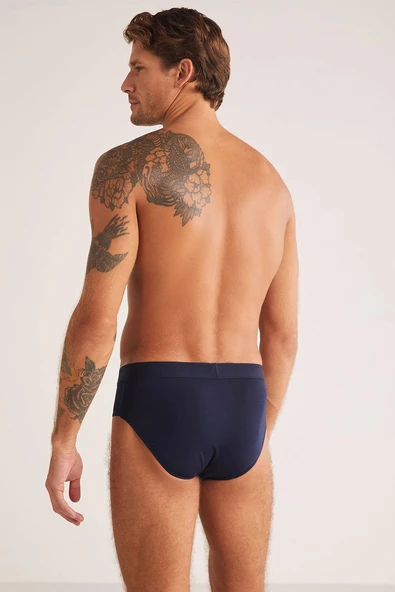 Kom Cesar Modal Erkek 2li Slip Lacivert - Resim 2