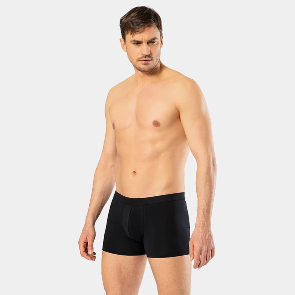Cacharel Erkek Likrali Boxer 1335/Siyah ürün görseli 1