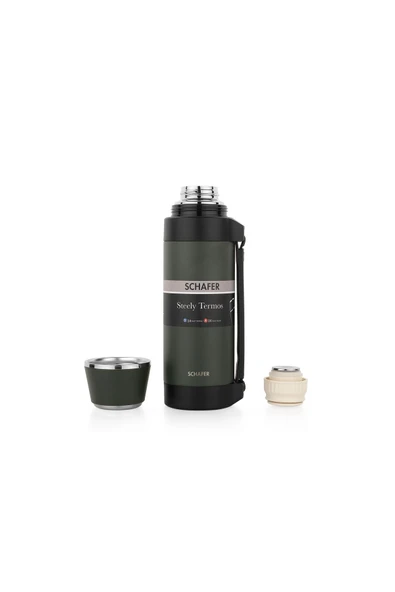 Schafer Steely Termos 1.5 L-yeşil - Resim 4