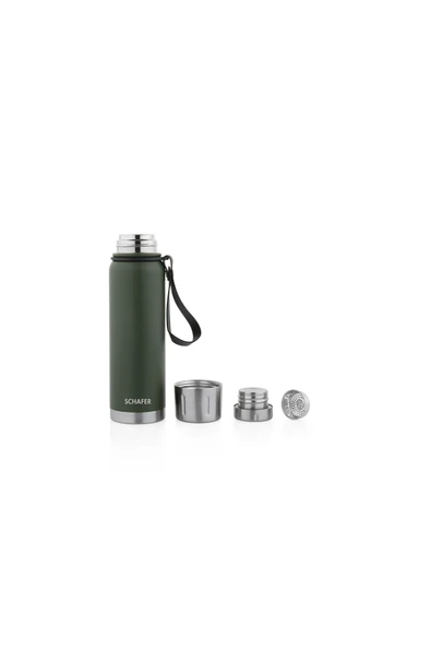 Schafer Steely Termos 520 Ml-yeşil - Resim 6