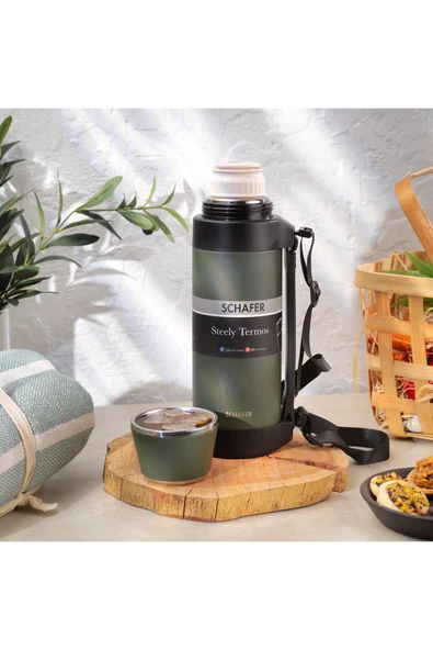 Schafer Steely Termos 1.5 L-yeşil - Resim 2