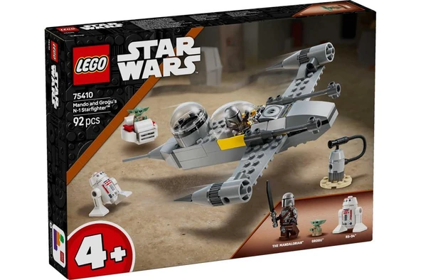LEGO Star Wars 75410 Mando and Grogu's N-1 Starfighter ürün görseli 1