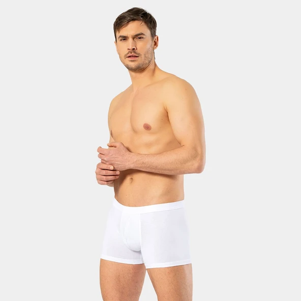 Cacharel Erkek Likrali Boxer 1335/Beyaz ürün görseli 1