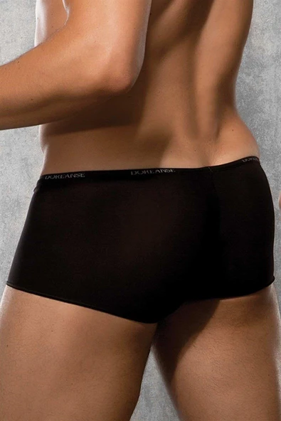 Doreanse Erkek Polyamid Mini Paça Boxer 1590 Siyah - Resim 3