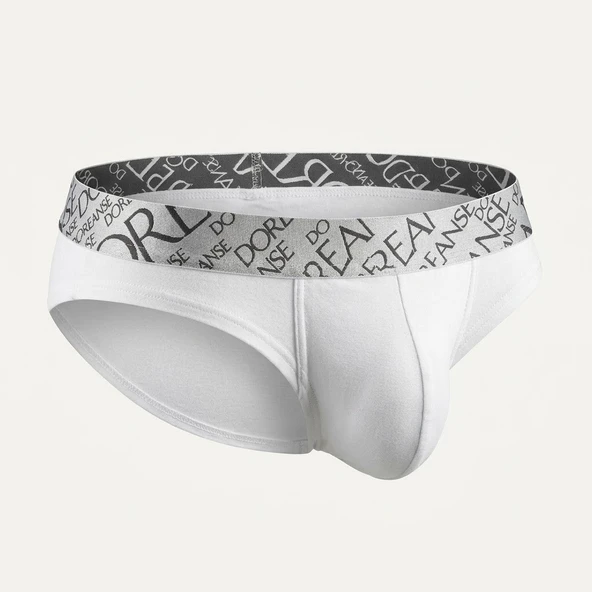 Doreanse Beyaz Erkek Modal Torbalı Mini Paça Boxer 1788 ürün görseli 1