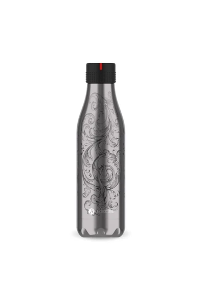 Les Artistes Paris Isı Yalıtımlı Çelik Termos 500ml Tattoo  Gri 500 ML ürün görseli 1