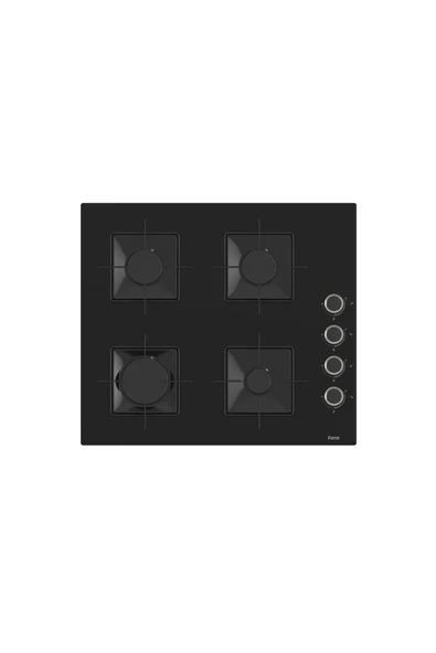 Ferre Elegant Line Plus Siyah Ankastre Set ( QBL62CS-SS205-D080 ) - Resim 3