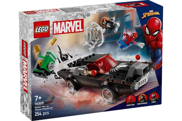 LEGO Super Heroes 76309 Spider-Man vs. Venom Muscle Car ürün görseli 1