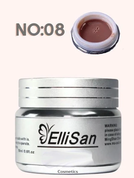 Fontenay Ellisan Protez Tırnak Jeli - Builder Gel 56 Gram - No:008 ürün görseli 1
