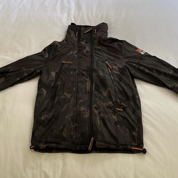 Superdry Haki ve Turuncu Erkek Ceket - Resim 3