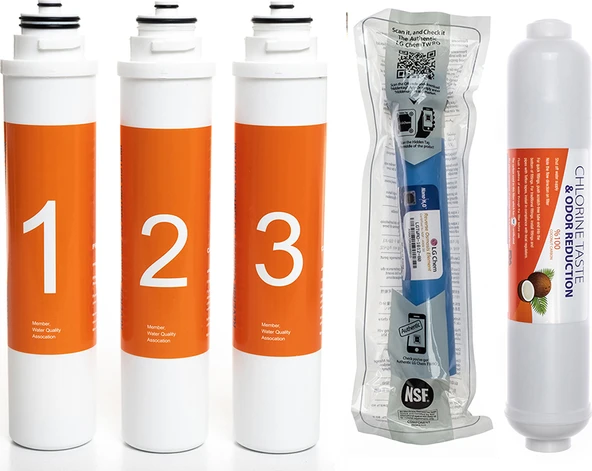 Sulook Waterlife Su Arıtma Cihazı Uyumlu Tak-Çevir 5'li Filtre Seti, Lg Membranlı ürün görseli 1