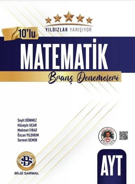 AYT Matematik Yıldızlar Yarışıyor 10 lu Branş Denemesi Bilgi Sarmal ürün görseli 1