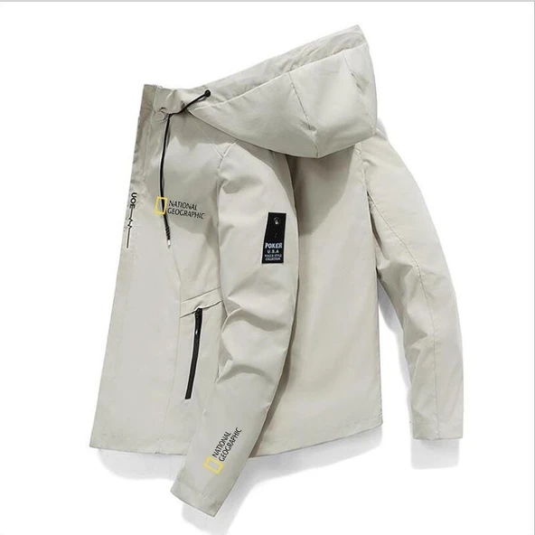 Cbtx Fermuarlı Spor Ve Rahat Kapüşonlu Outdoor Erkek Mont ürün görseli 1