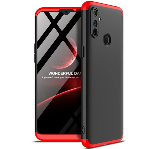 Realme C3 Kılıf Zore Ays Full Koruma Kılıf ürün görseli 1