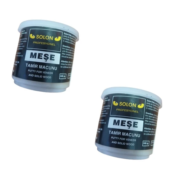 5 Adet Çok Amaçlı Ahşap Parke Masa Sehpa Çizik Çok Amaçlı Tamir Dolgu Macunu Meşe 240 Gr ürün görseli 1