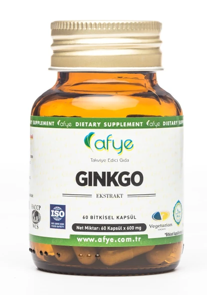 Afye Ginkgo  (60 kapsül) ürün görseli 1