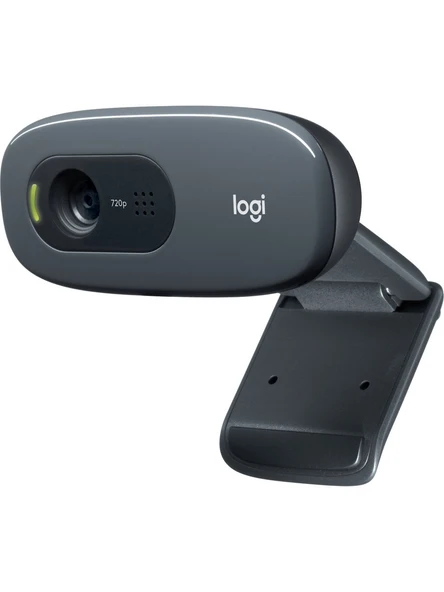 Logitech C270 HD 720p Mikrofonlu Web Kamerası - Siyah ürün görseli 1