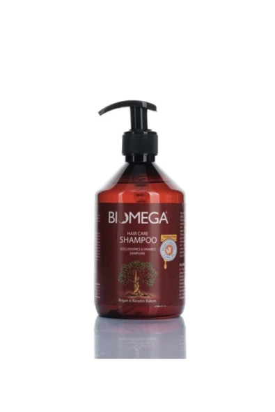 BIOMEGA Argan Ve Keratin Bakım Şampuanı 500 ml ürün görseli 1