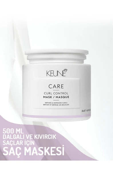 KEUNE Curl Control Dalgalı Ve Kıvırcık Saçlar Için Saç Maskesi 500 Ml ürün görseli 1