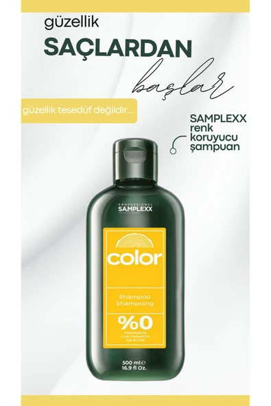 SAMPLEXX Color ( Renk Koruyucu) Şampuan 500 Ml ürün görseli 1