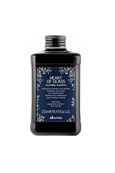 DAVİNES Vegan Heart Of Glass Silkening Shampoo Ekstra Sarışınlık Şampuanı 250ml 8004608271666. 72000 ürün görseli 1
