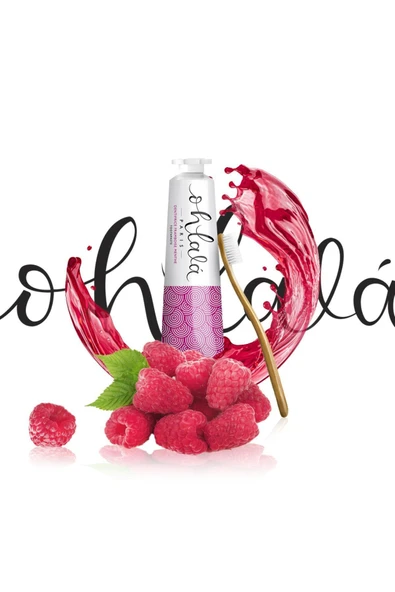 OHLALA Raspberry Mint (Ahududu-Nane) Diş Macunu 75ml - Resim 5