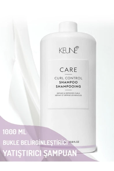 KEUNE Curl Control Dalgalı Ve Kıvırcık Saçlar Için Bukle Belirginleştirici Ve Yatıştırıcı Şampuan 1000 ml ürün görseli 1