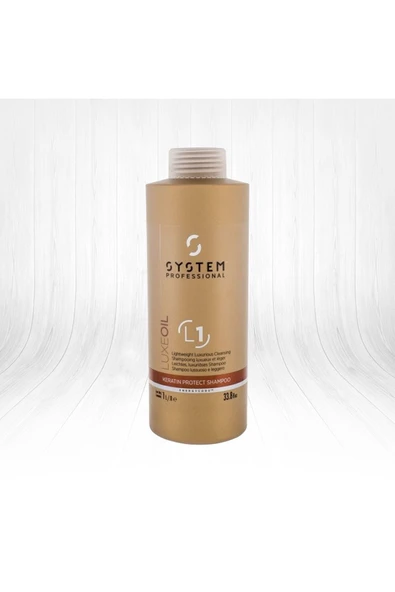WELLA PROFESSİONALS Wella System Professional Luxe Oil Keratin Koruyucu Şampuan 1000 Ml ürün görseli 1