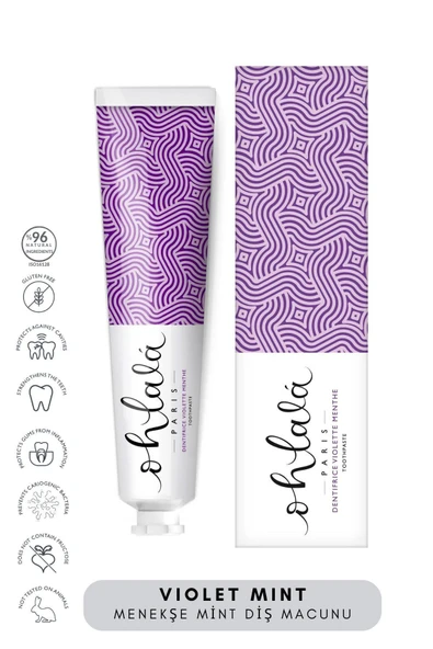 OHLALA Violet Mint (Menekşe-Nane)Diş Macunu 75ml ürün görseli 1
