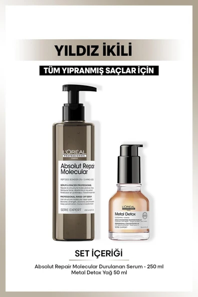 L'OREAL PROFESSİONNEL Nourishes Your Hair Deeply Star Dual Care Kit NATUR NB107 ürün görseli 1