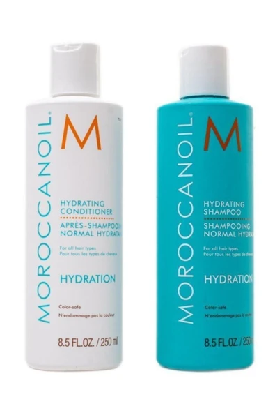 MOROCCANOİL Hydrating Nemlendirici Saç Bakım Kremi 250 Ml + Hydrating Nemlendirici Şampuan 250 Ml ürün görseli 1