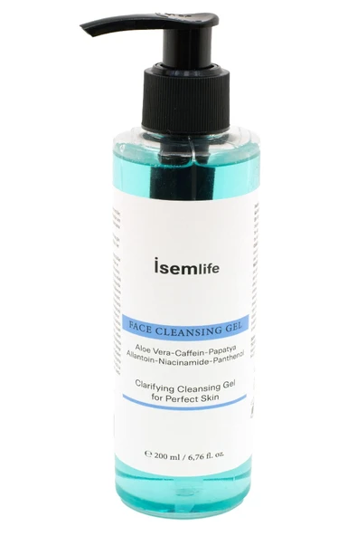 İSEMLİFE Yüz Temizleme Jeli 200 Ml (aloe Vera-caffein-papatya-allantoin-niacinamide-panthenol) ürün görseli 1