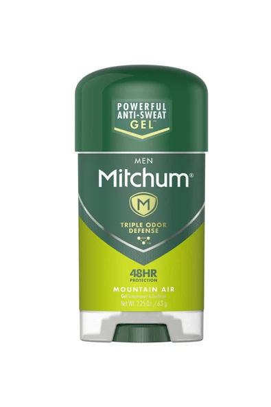 MİTCHUM Trıple Odor Defense Mountaın Aır Anti-Perspirant (48hr) Erkek Gel Deodorant 2.25oz 63gr ürün görseli 1