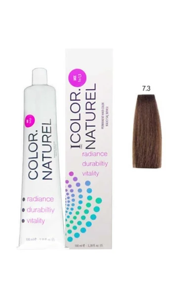 COLOR NATUREL 7.3 Kalıcı Saç Boyası 100 ml 7.3 Altın Kumral ürün görseli 1