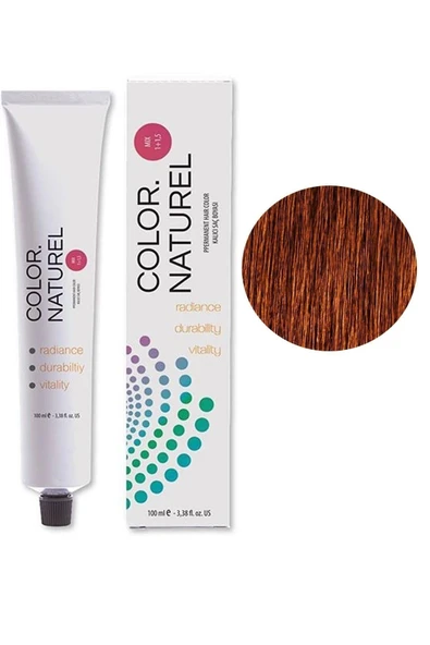 COLOR NATUREL Kalıcı Saç Boyası 100 Ml 7.4 Orta Bakır ürün görseli 1