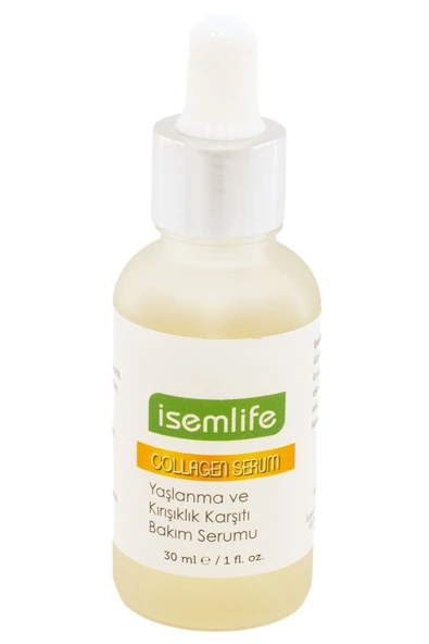 İSEMLİFE Yaşlanma & Kırışıklık Karşıtı Bakım Serumu 30 ml ( Collagen Serum ) ürün görseli 1