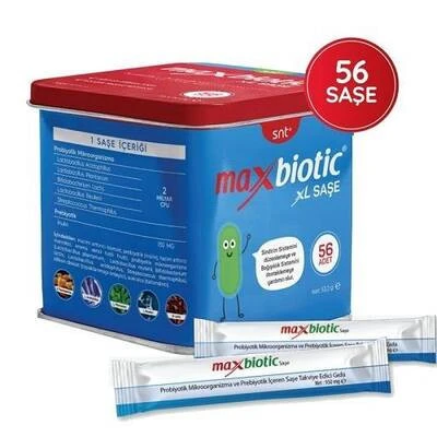 Maxbiotic XL Probiyotik Saşe 56'lı Teneke Kutu ürün görseli 1