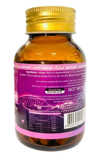 Afye Collagen Hyaluronic Acid Complex (60 Kapsül) - Resim 2