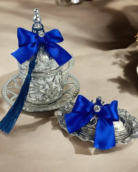 Crest Damat Kahve Fincan Seti - Resim 2