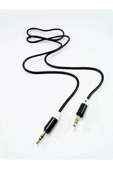 Hytech HY-X70 1M 3.5MM Stereo Ses Kablosu Siyah ürün görseli 1