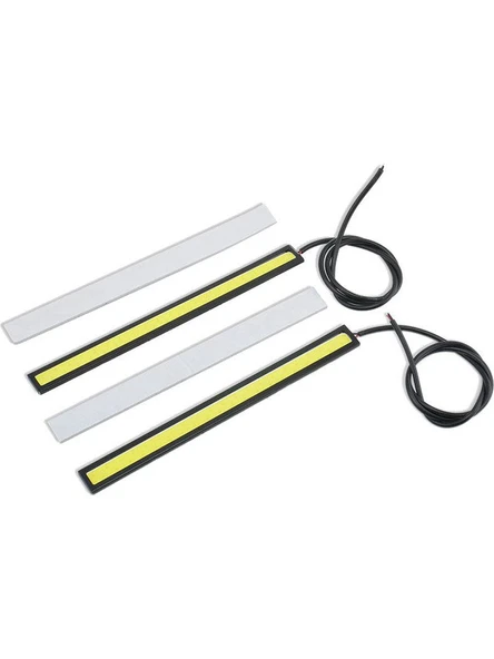 4 x Su Geçirmez Süper Parlak Araba Drl Sis Sürüş Lambaları Cob LED Işık Beyaz ürün görseli 1