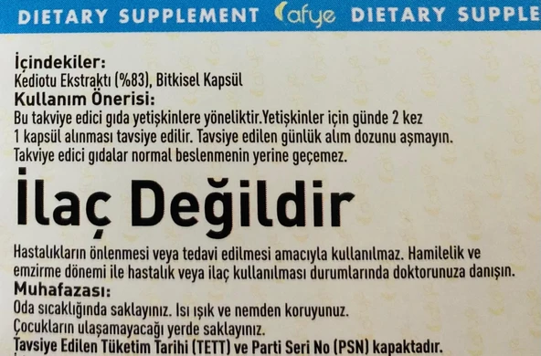 Afye Valerian Root (60 Kapsül) - Resim 3