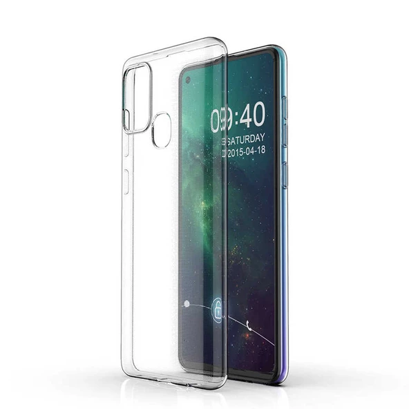 One Plus Nord N100 Kılıf Zore Şeffaf İnce ve Esnek Süper Silikon ürün görseli 1