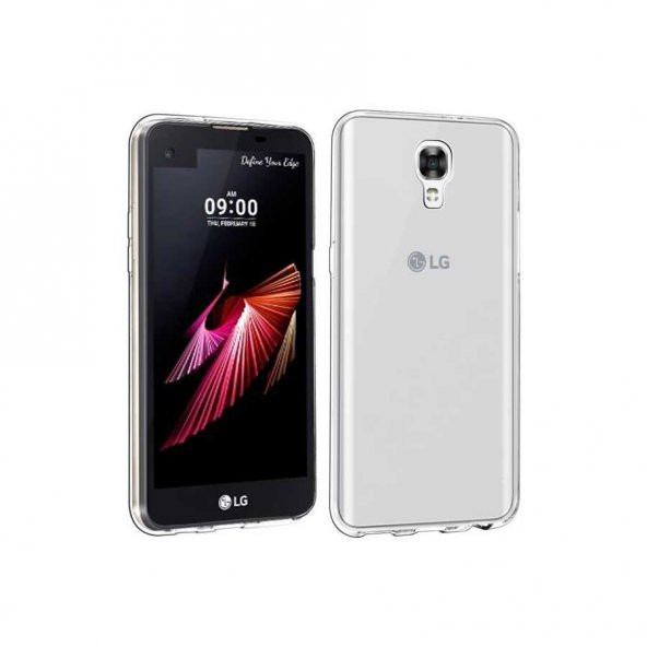 LG X Screen Kılıf Zore Şeffaf İnce ve Esnek Süper Silikon Kılıf ürün görseli 1