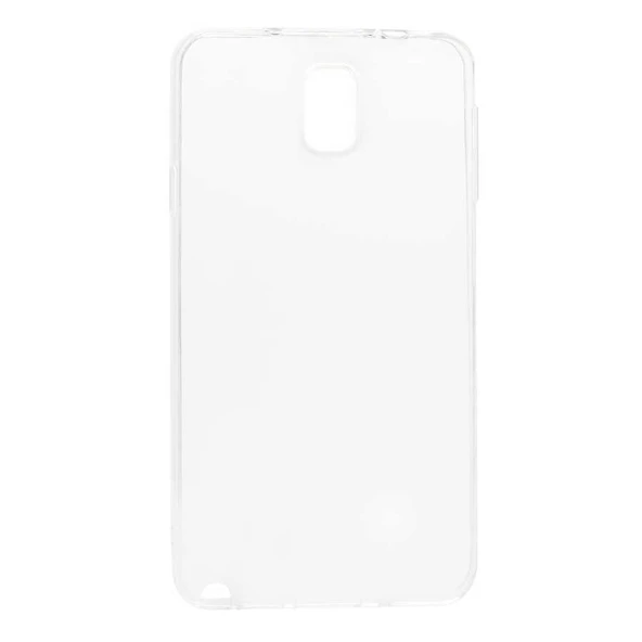 Galaxy Note 3 Kılıf Zore Şeffaf İnce ve Esnek Süper Silikon Kılıf ürün görseli 1