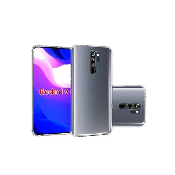Xiaomi Redmi 9 Kılıf Zore Şeffaf İnce ve Esnek Süper Silikon ürün görseli 1