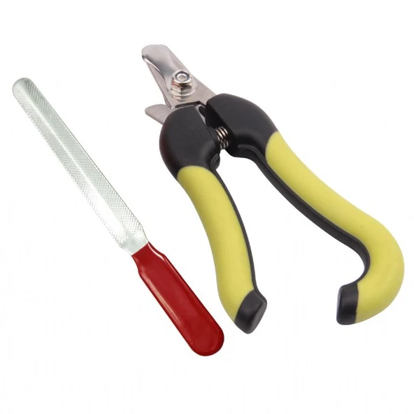 Nunbell Kedi ve Köpekler İçin Tırnak Makası + Törpü 14 cm ürün görseli 1